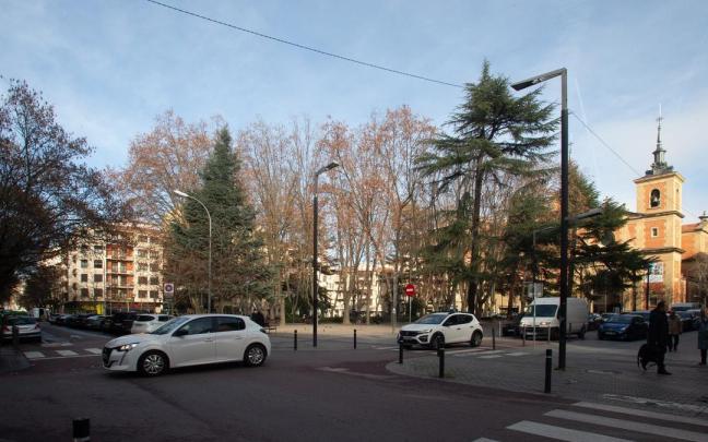 Imagen de la plaza de la Cruz.