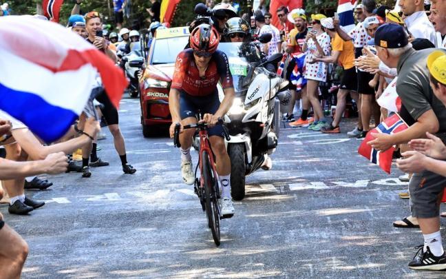 Michal Kwiatkowski, vencedor en el Grand Colombier.