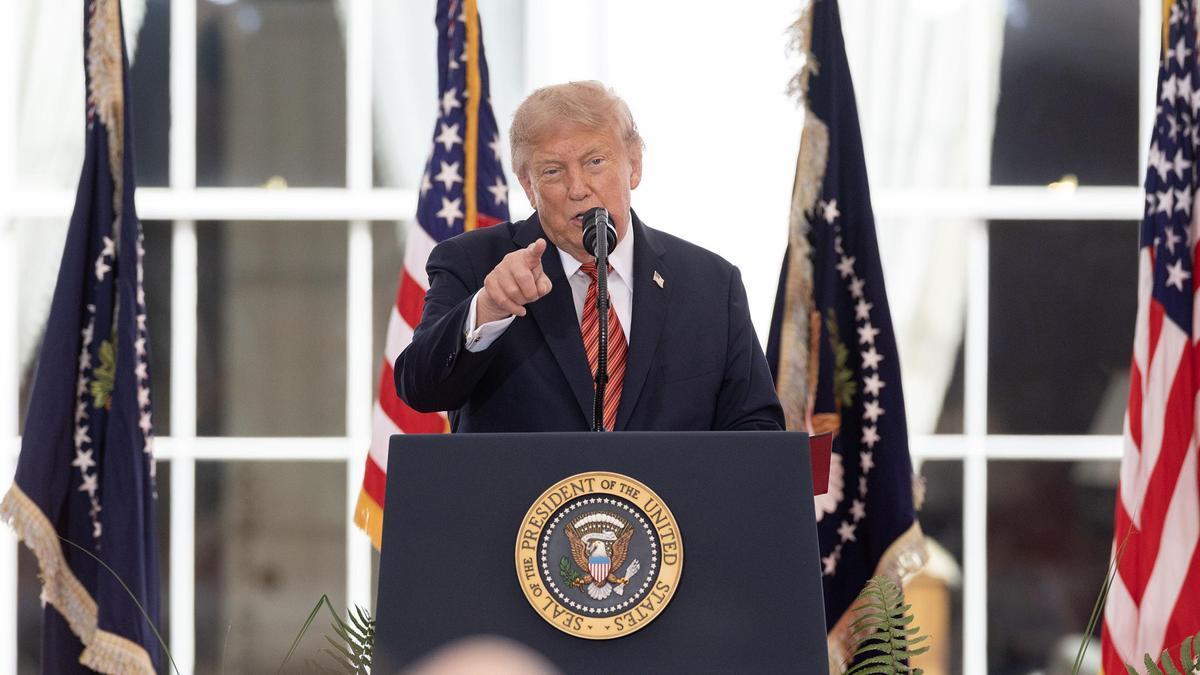 El presidente de los Estados Unidos, Donald Trump.