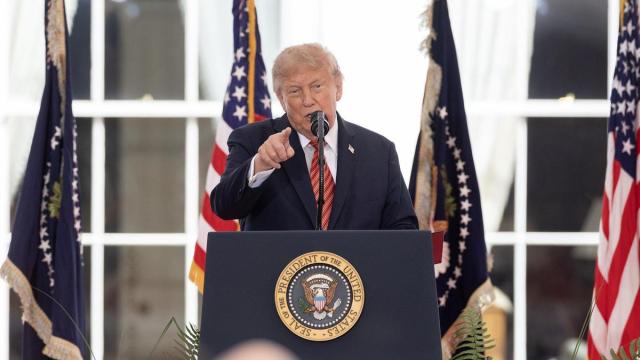 El presidente de los Estados Unidos, Donald Trump.