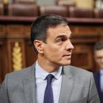El presidente español, Pedro Sánchez, durante la sesión de control al Gobierno.