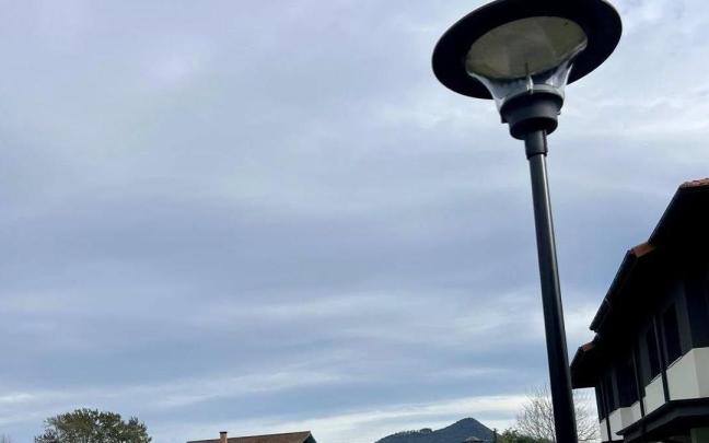 En enero se renovaron las farolas del barrio Goierri