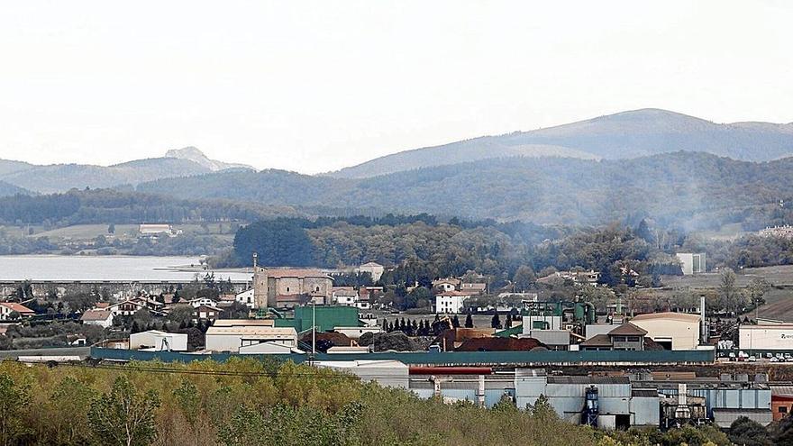 El polígono industrial de Gojain, en el municipio de Legutio.