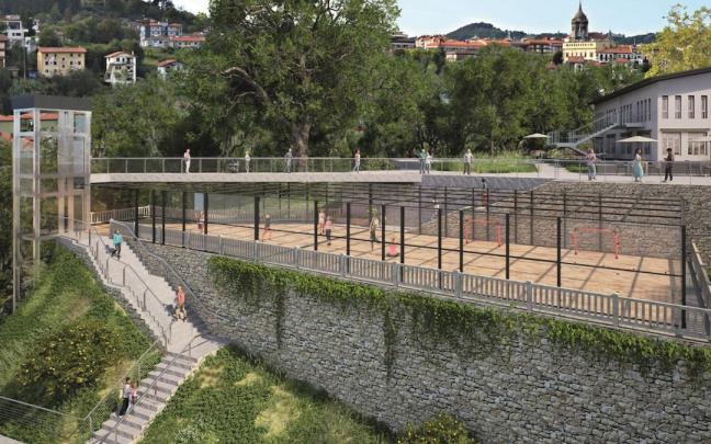 Recreación del espacio polivalente.