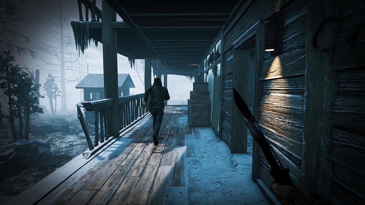 Captura del juego 'Dead by Daylight' desde la perspectiva del asesino.