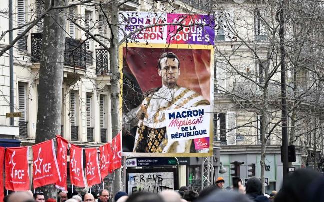 Movilizaciones contra la reforma del sistema de pensiones impulsada por el Gobierno de Macron. Movilizaciones contra la reforma del sistema de pensiones impulsada por el Gobierno de Macron.