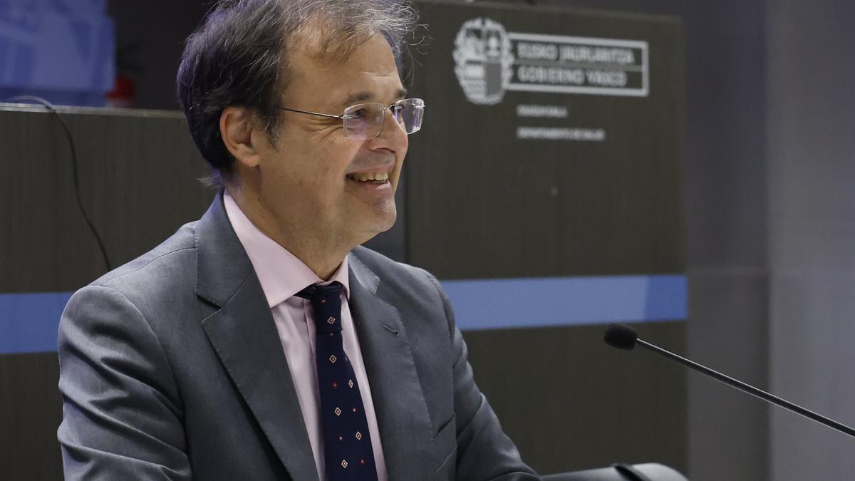 El consejero de Salud del Gobierno vasco, Alberto Martínez