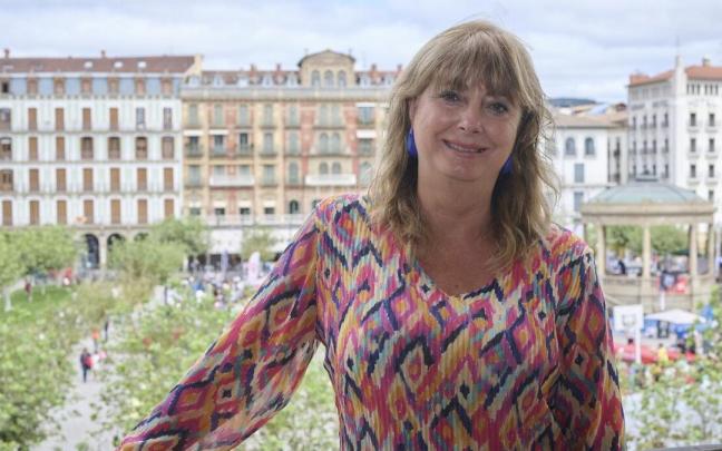 La vicepresidenta segunda del Gobierno, Ana Ollo, durante la entrevista La vicepresidenta segunda del Gobierno, Ana Ollo, durante la entrevista