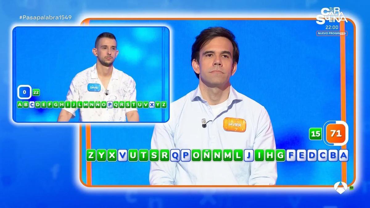 Antena 3 estrena 'AlaZ', la nueva y diferente prueba final de 'Pasapalabra' que sustituye a 'El Rosco'.