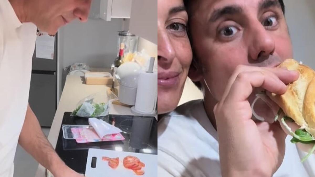 Ion Aramendi explica cómo prepara sus bocadillos