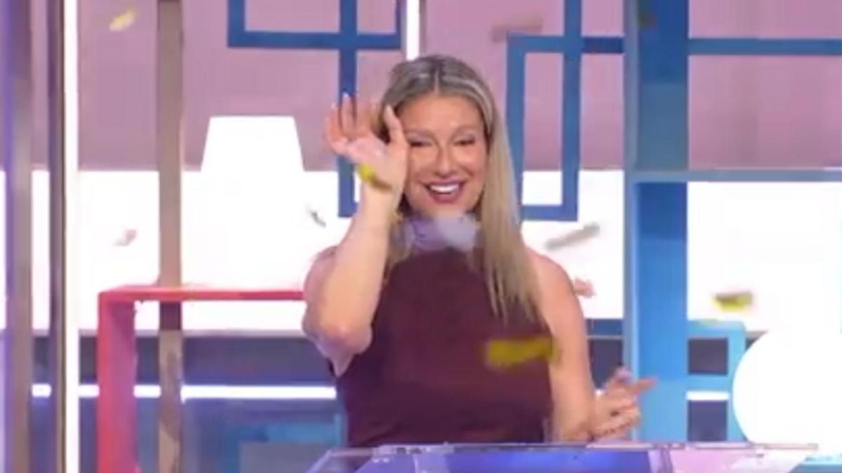Anne Igartiburu no pudo evitar emocionarse.