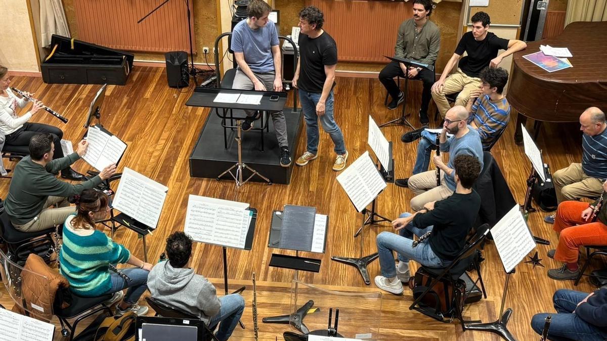 Musikeneko ikasleek Gasteizko Udal Musika Bandaren entseguetan parte hartuko dute.