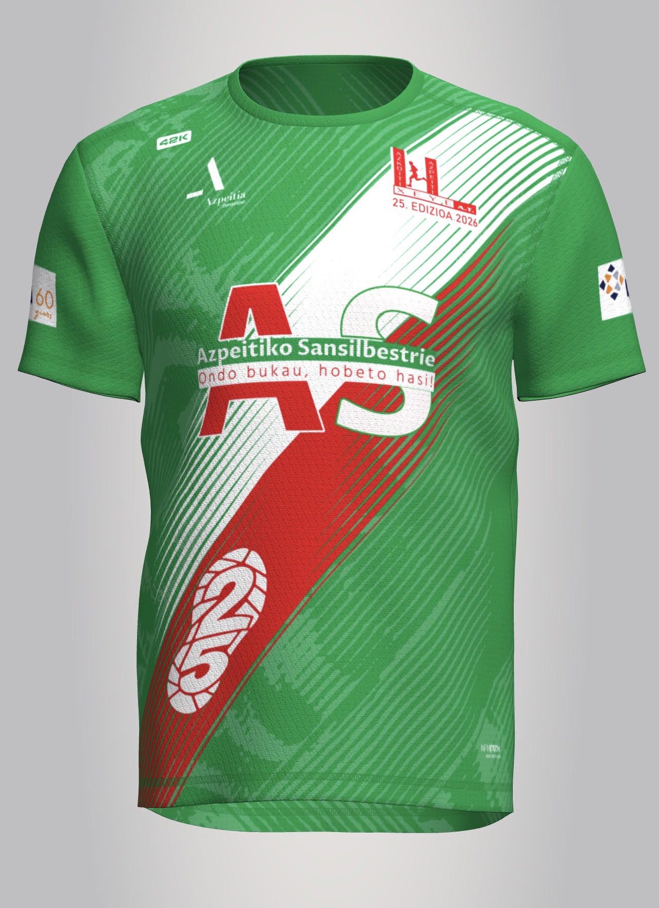 La camiseta de este año hace un guiño a la edición número 25 de la prueba.
