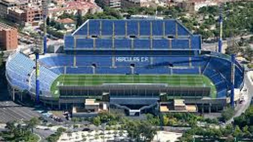 El estadio Rico Pérez de Alicante, donde tendrá lugar el Jove Español-Real