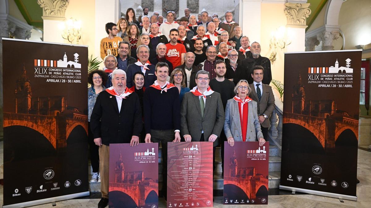 Presentación del Congreso Internacional de Peñas del Athletic
