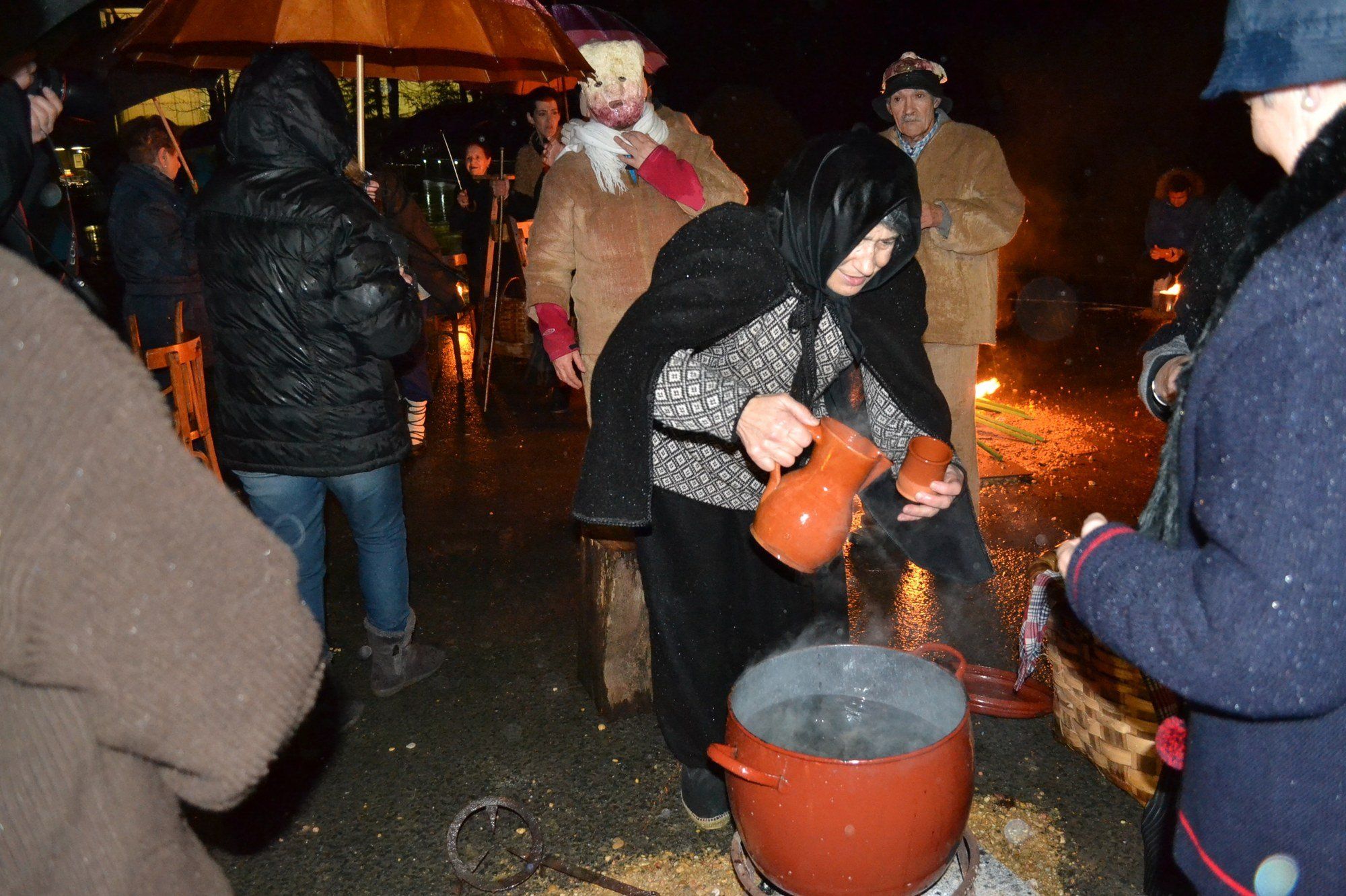 La vieja de arriano, en los carnavales de Kuartango.