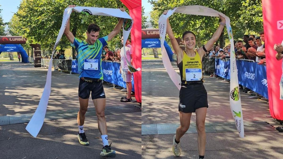 La llegada a meta de los ganadores