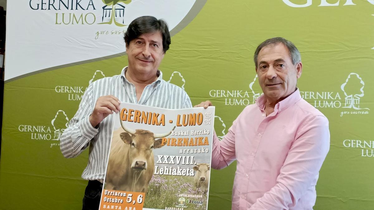 Presentación del programa de la feria ganadera del Primer Lunes de Octubre de Gernika-Lumo