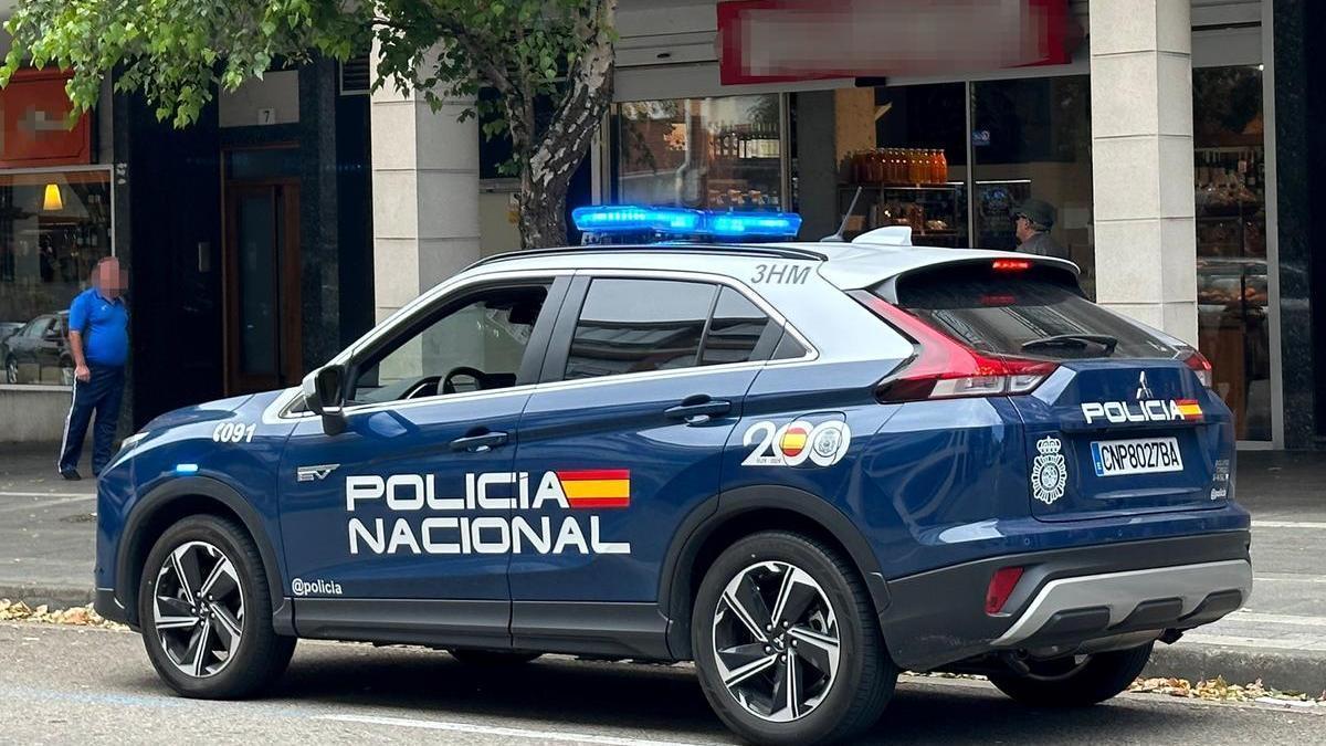Un vehículo de la Policía Nacional.
