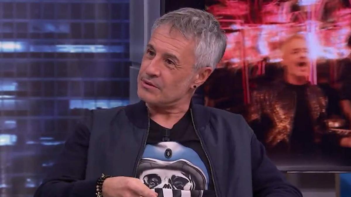 Sergio Dalma, durante su visita a 'El Hormiguero'.