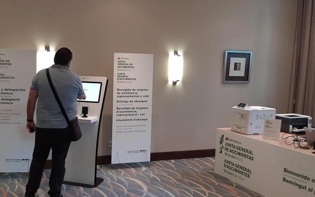 Punto de atención al cccionista de Iberdrola.