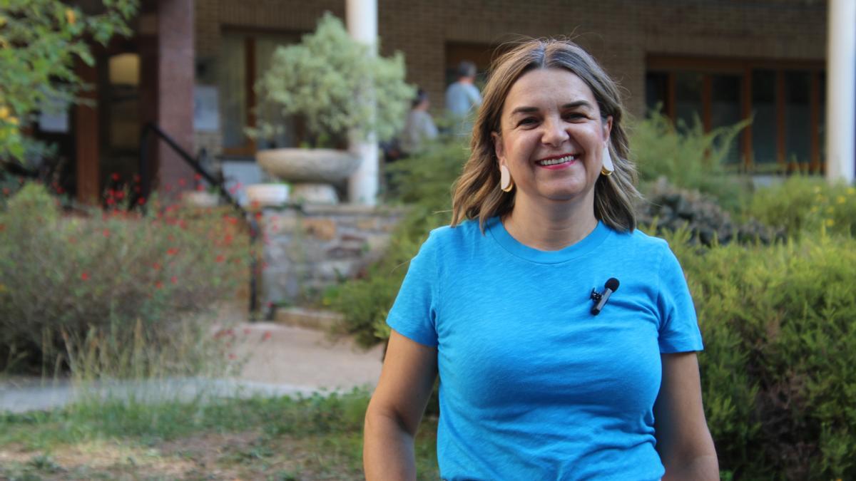 La portavoz jeltzale, Amaia Erostarbe.