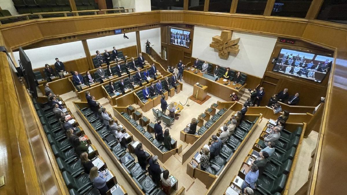 Pleno en el Parlamento Vasco