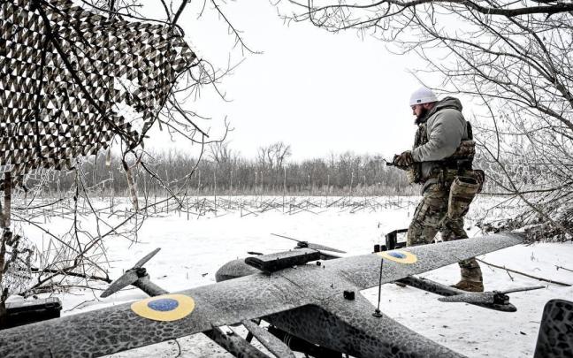Un soldado ucraniano en la región de Donetsk.