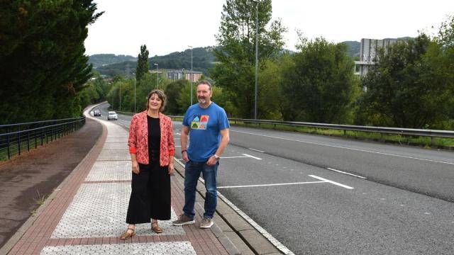 La alcaldesa y el concejal de Tráfico.