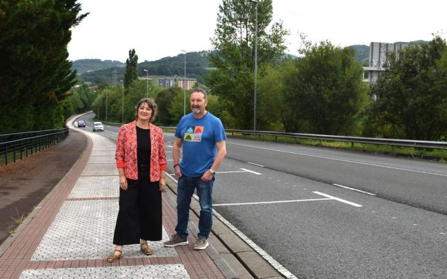 La alcaldesa y el concejal de Tráfico.