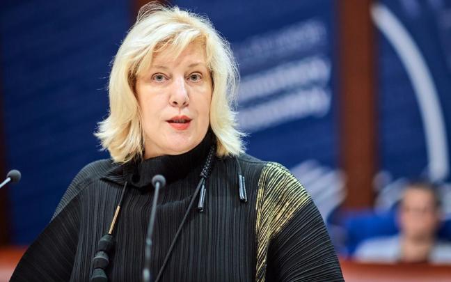 La comisaria de Derechos Humanos del Consejo de Europa, Dunja Mijatovic, en una foto de archivo. La comisaria de Derechos Humanos del Consejo de Europa, Dunja Mijatovic, en una foto de archivo.