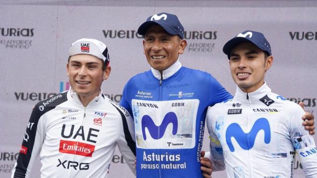 Nairo Quintana, vencedor final de la Vuelta a Asturias.