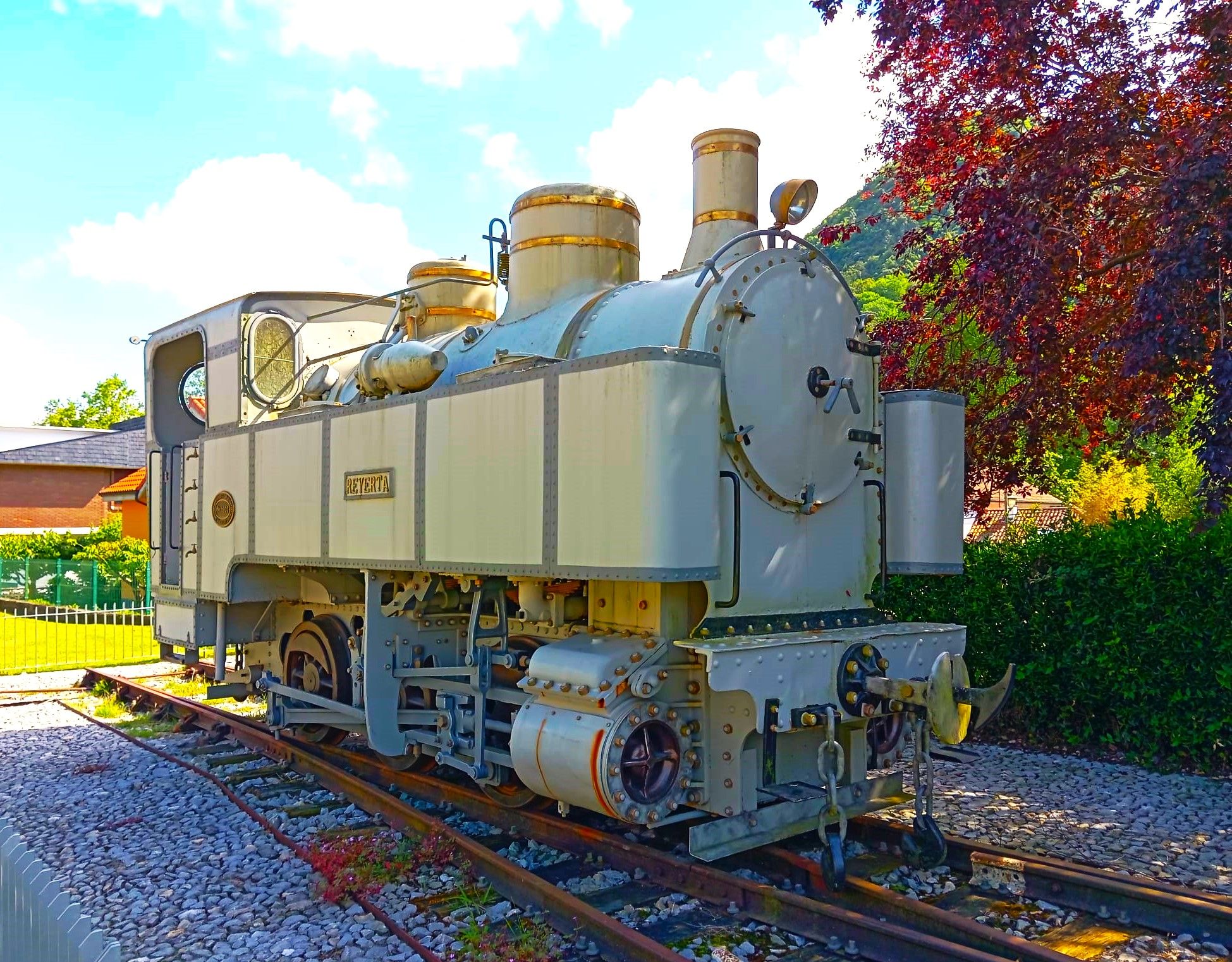Máquina del tren Astillero-Ontaneda.