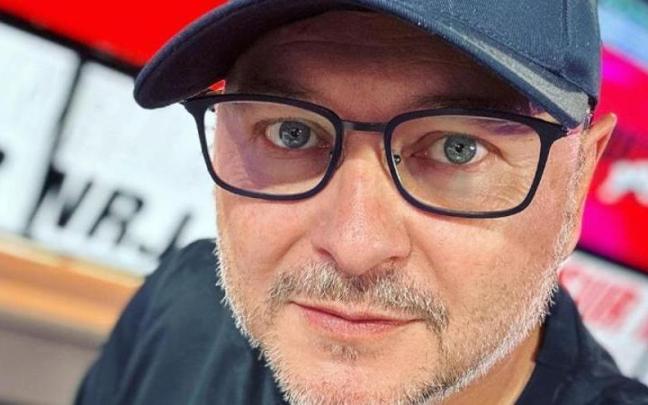 Sébastian Cauet en una imagen publicada en sus redes sociales.