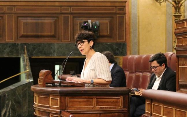 La diputada del PNV, Maribel Vaquero, en el Congreso.