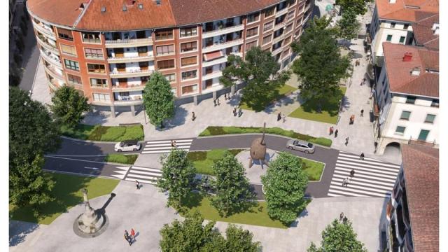 Infografía del proyecto presentado por el Ayuntamiento zornotzarra / Ayuntamiento de Amorebieta-Etxano Infografía del proyecto presentado por el Ayuntamiento zornotzarra