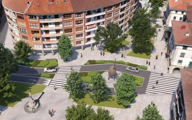 Infografía del proyecto presentado por el Ayuntamiento zornotzarra / Ayuntamiento de Amorebieta-Etxano Infografía del proyecto presentado por el Ayuntamiento zornotzarra