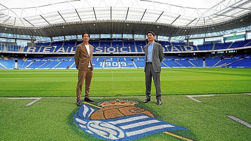 El patrocinador Yasuda Group visita Anoeta. / REAL SOCIEDAD El patrocinador Yasuda Group visita Anoeta. / REAL SOCIEDAD