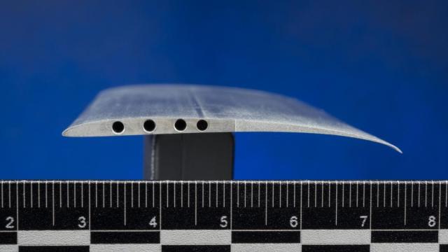 Los diseños experimentales de las palas de los helicópteros de la NASA para Marte.