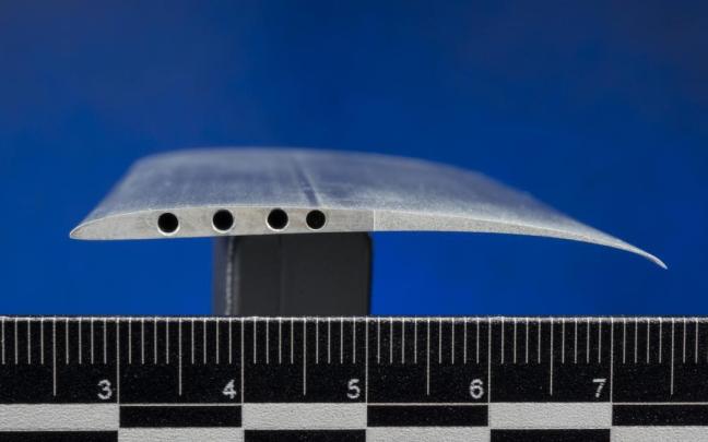 Los diseños experimentales de las palas de los helicópteros de la NASA para Marte.