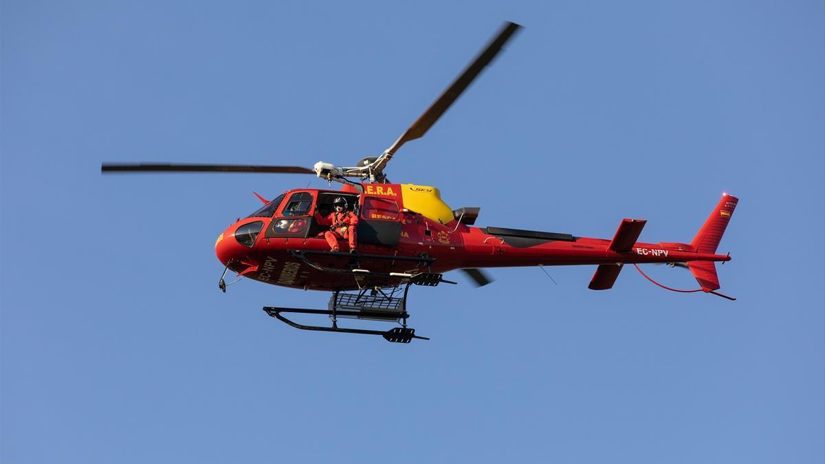 Un helicóptero del Grupo Especial de Rescate en Altura (GERA) en una foto de archivo.