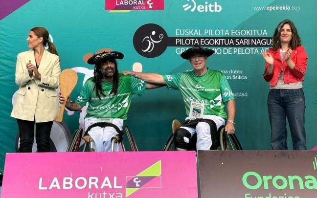 El bilbaino Álvarez y Quesada, campeones de Araba en discapacidad física.