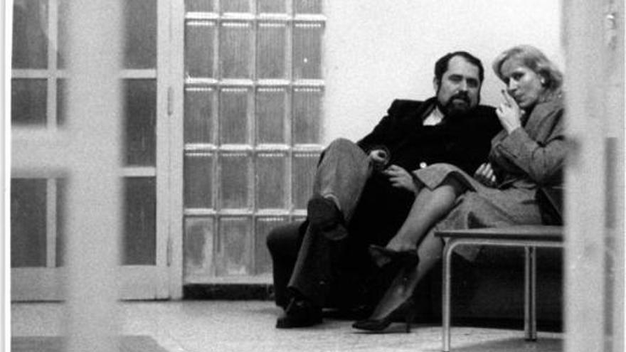 Neus Soldevila con Emilio Rodríguez Menéndez.