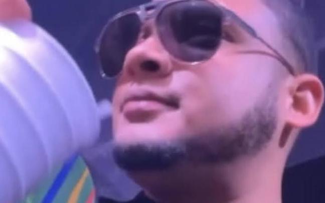 El autor del crimen, de fiesta en República Dominicana días atrás.