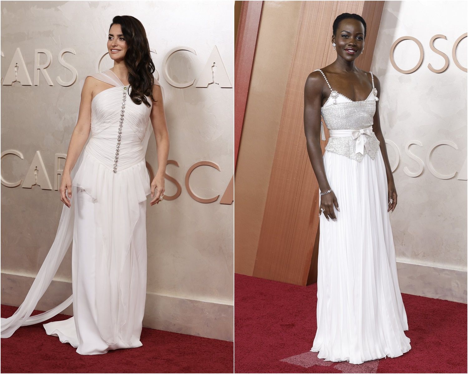 Penélope Cruz y Lupita Nyong'o.