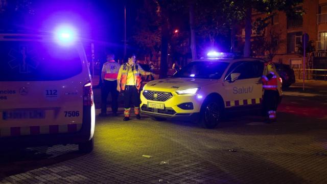 Vehículos de los servicios sanitarios en el lugar de los hechos / EP Vehículos de los servicios sanitarios en el lugar de los hechos