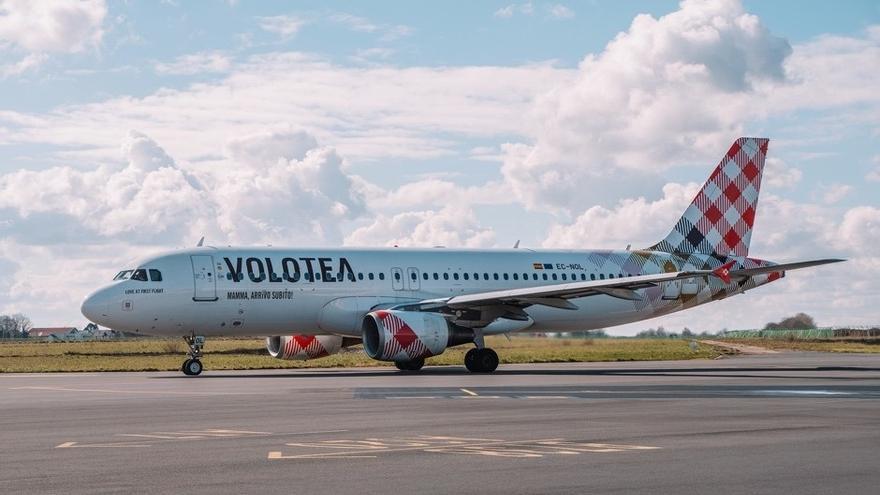 Un avión de Volotea.
