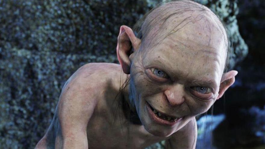 Andy Serkins es Gollum en 'El Señor de los Anillos'.