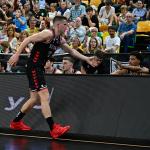 El capitán Xavi Rabaseda es una de las bajas en Biobao Basket para el próximo curso. / OSKAR GONZÁLEZ