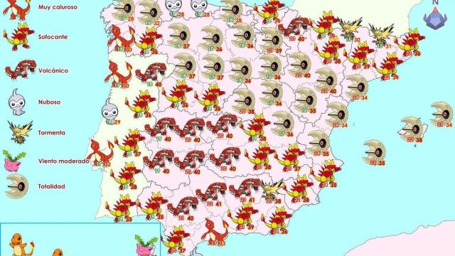 Todos los días Poke Tiempo publica las previsiones meteorológicas esperadas.